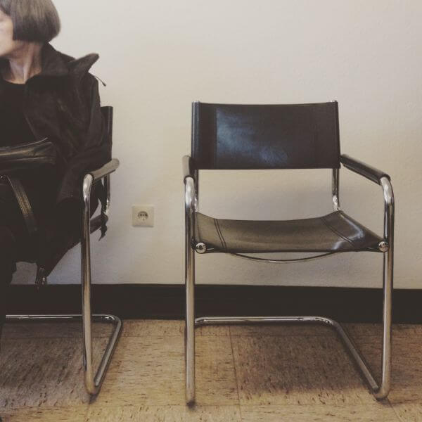 Stuhl im Wartezimmer